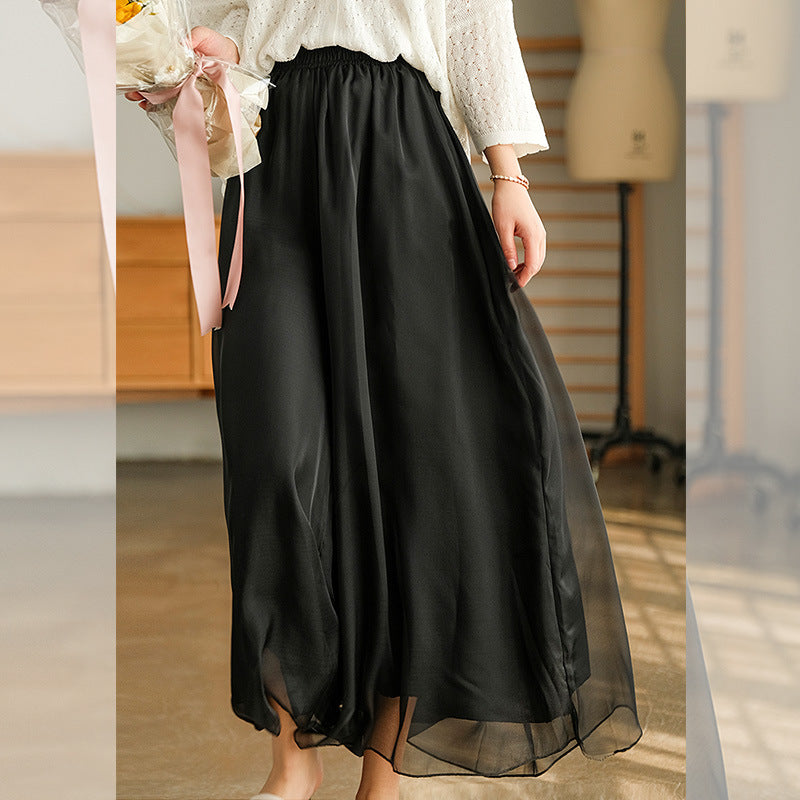 Fariy Summer Chiffon Women Plus Sizes Skirts