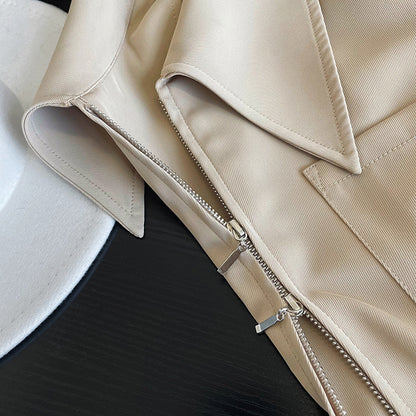 Elegant Designed Zipper Women Long Sleeves Shirts