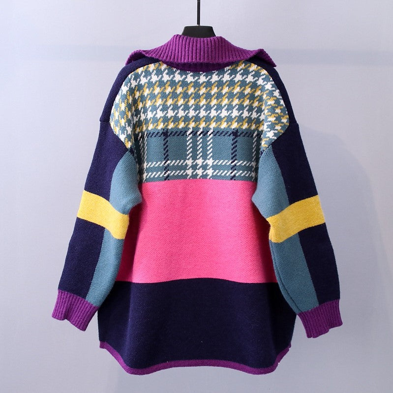 Women Fall Knitting Sweater Overcoats