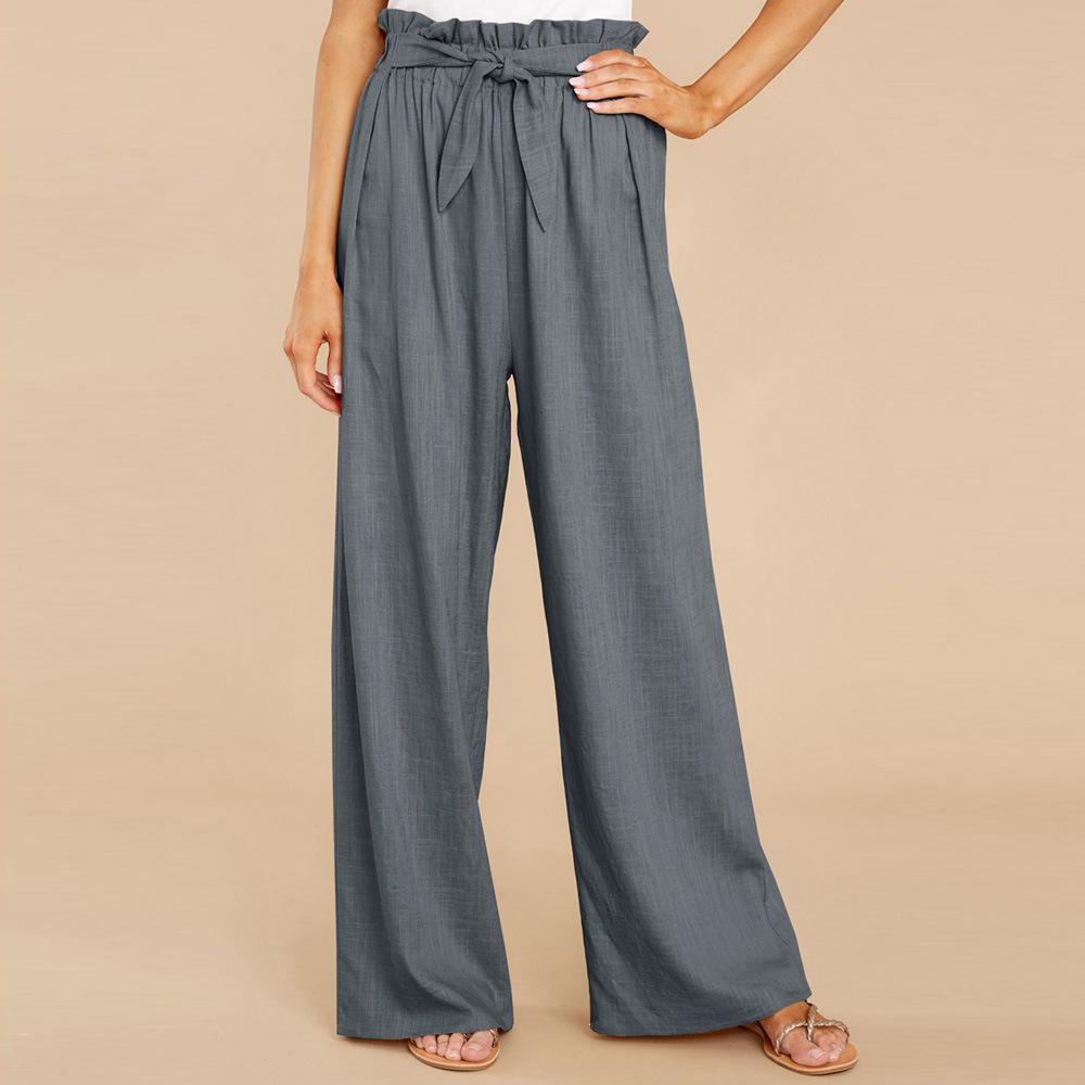 Casual Women Linen Long Pants--Free Shipping at meselling99
