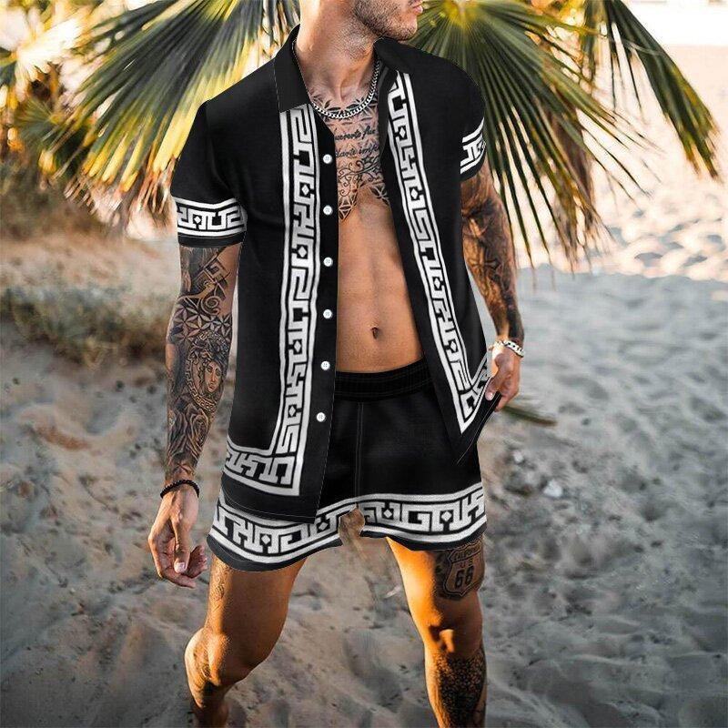 Summer Men's T-shirts&Short Pants Suits-STYLEGOING