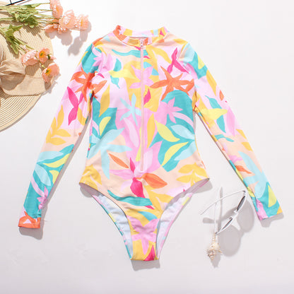 Sexy Long Sleeves One Piece Swimsuits