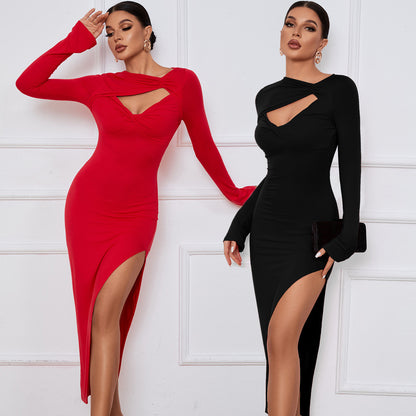 Sexy Long Sleeves Sheath Dresses