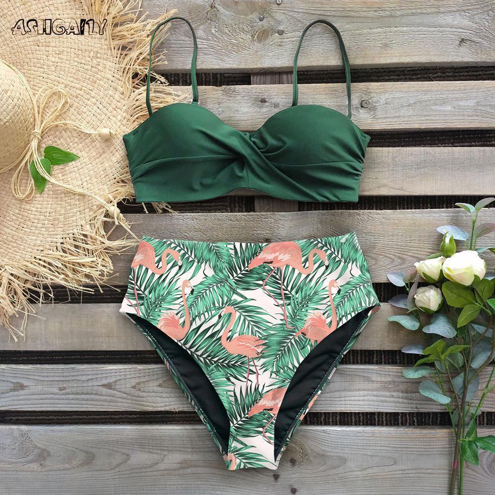 Beach High Waist Summer Bikinis-STYLEGOING