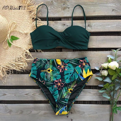 Beach High Waist Summer Bikinis-STYLEGOING