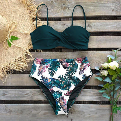 Beach High Waist Summer Bikinis-STYLEGOING