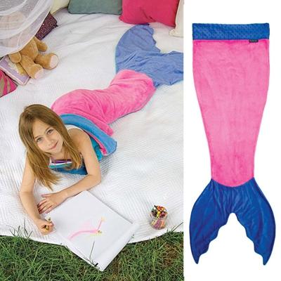 Shark Mermaid Tail Blanket Children Kids Mermaid Blanket--Free Shipping at meselling99