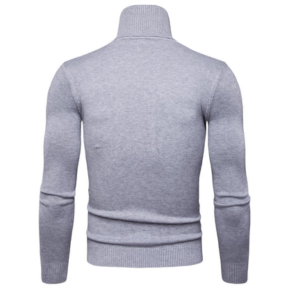 Men's Turtleneck Pullover Knitted Sweaters