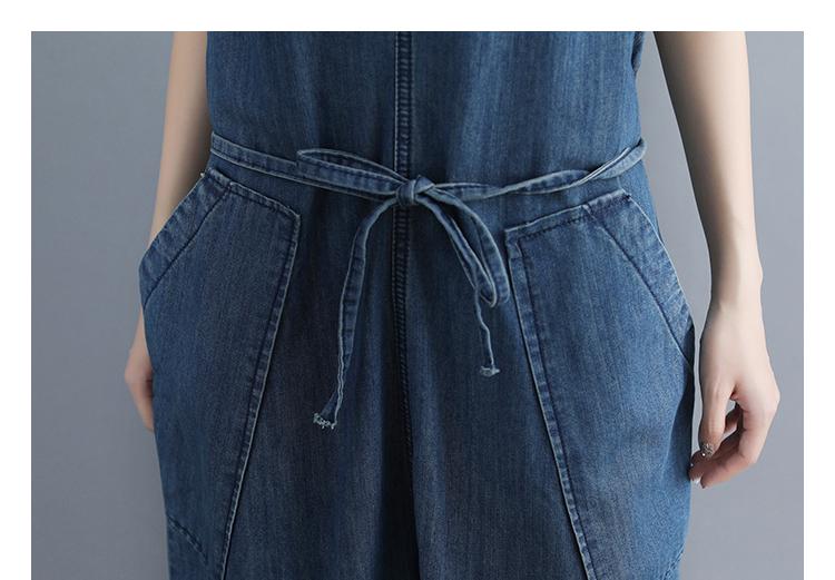 Women Plus Sizes Loose Cropped Rompers-STYLEGOING