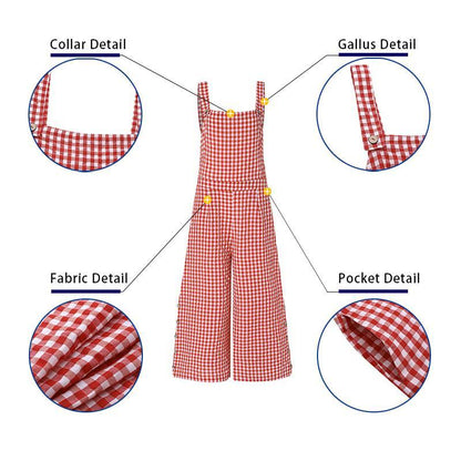 Casual Women Overalls Loose Wide Leg Jumpsuits