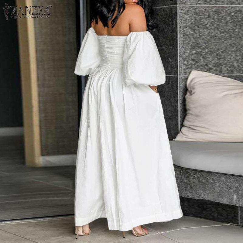 Stylish Summer Overalls Belted Off Shoulder Rompers-STYLEGOING