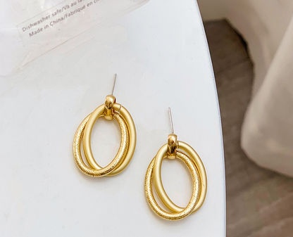 Fashion Irregular Geometry Design Women Earrings