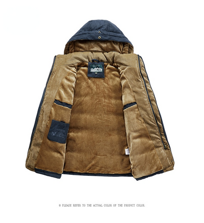 Casual Men's Thicken Warm Winter Overcoat