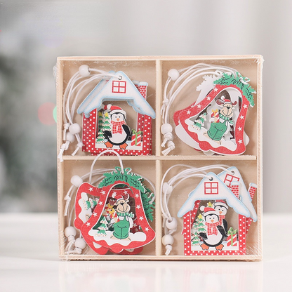 Merry Christmas Tree Wooden Widget Gifts Decoration