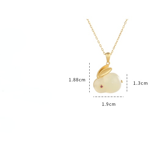 Sterling Sliver Gold-Plating Cute Rabbit Design Jewelry Sets
