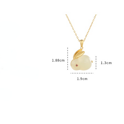Sterling Sliver Gold-Plating Cute Rabbit Design Jewelry Sets