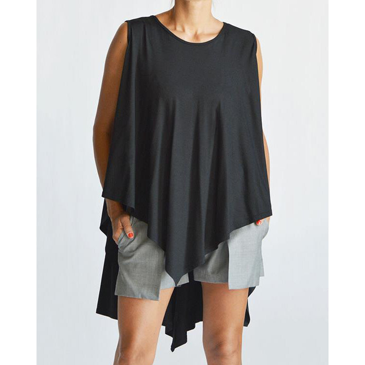 Casual Irregular Sleeveless Blouses for Women