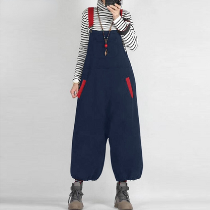 New Split Joint Casual Overalls Jumpsuits-STYLEGOING