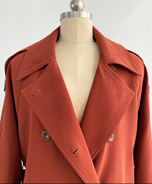 Fashion Fall Wind Break Long Overcoats for Women