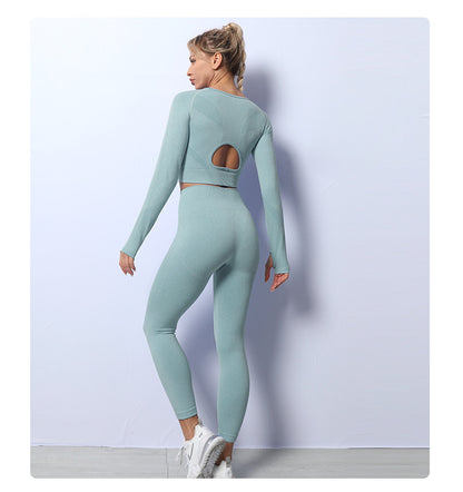 Sexy Sports Long Sleeves Yoga Suits