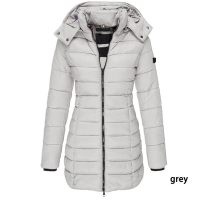 Casual Cotton Long Outerwear for Women