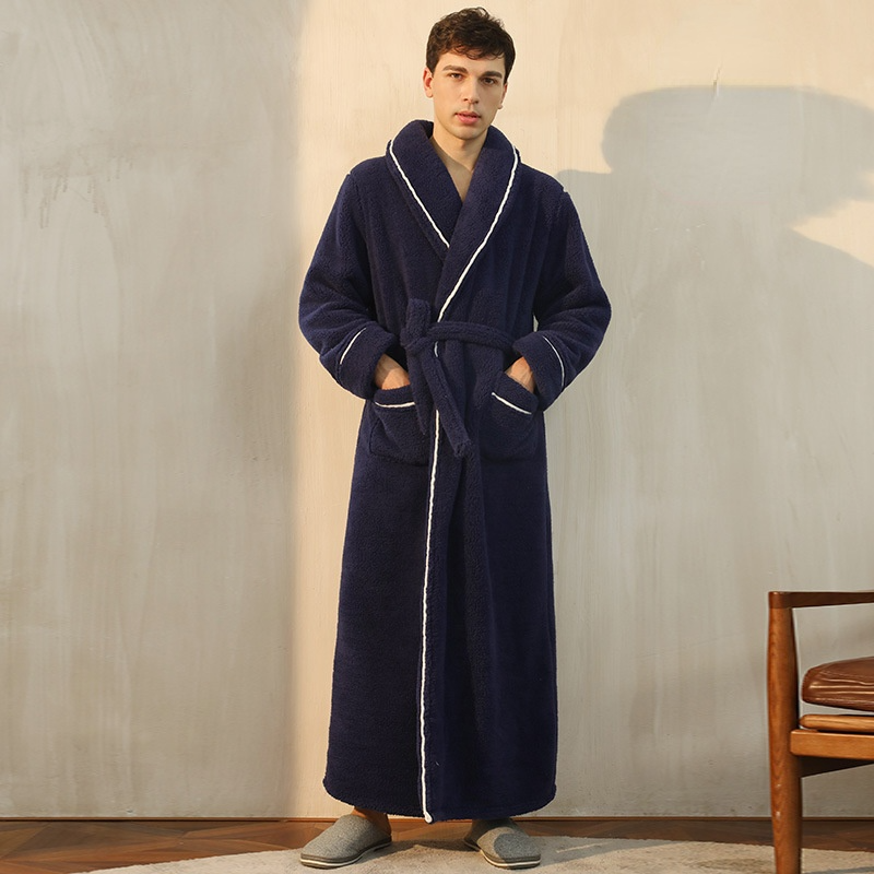 Luxury His-and-hers Winter Warm Sleepwear Robe