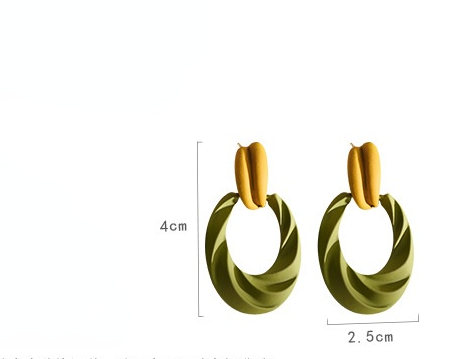 Fashion Women Round Shaped Earrings for Women