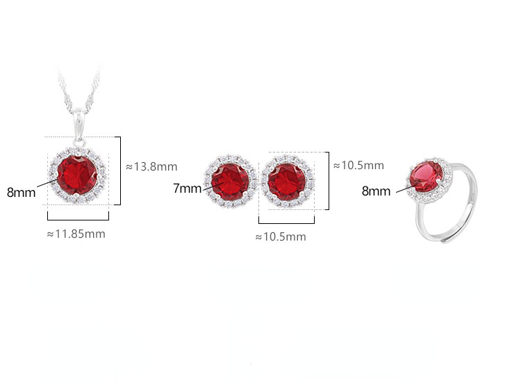 Fashion Sterling Silver Jewellry Sets for Women