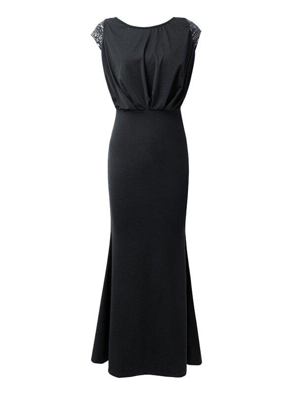 Sexy Round Neck Mermaid Maxi Dress-STYLEGOING