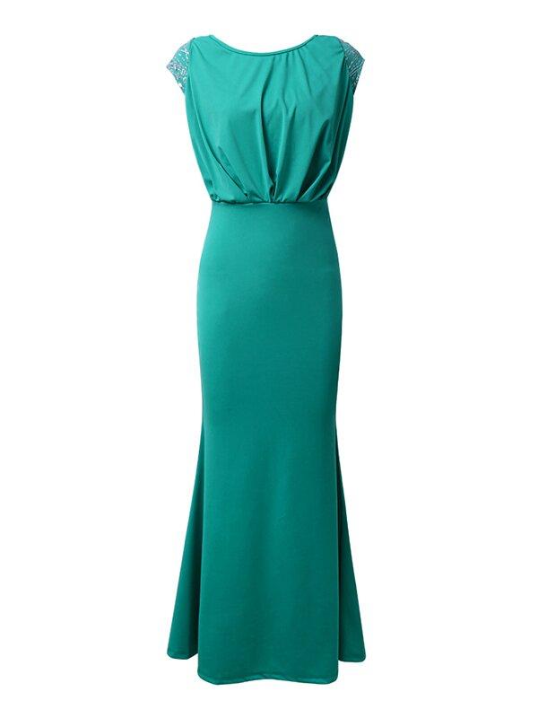 Sexy Round Neck Mermaid Maxi Dress-STYLEGOING
