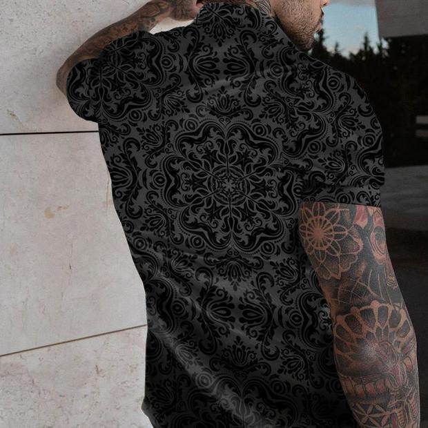Black Men Royal Short And Shirt Suits-STYLEGOING