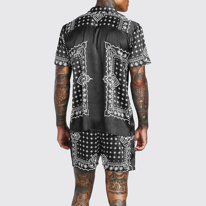 Men Casual Short Sleeves T-Shirts&Shorts-STYLEGOING