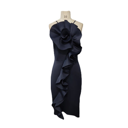 Sexy High Waist Bodycon Ruffled Dresses