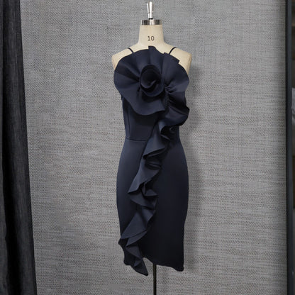 Sexy High Waist Bodycon Ruffled Dresses