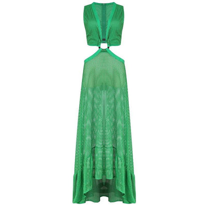 Sleeveless False Two Long Dresses-STYLEGOING