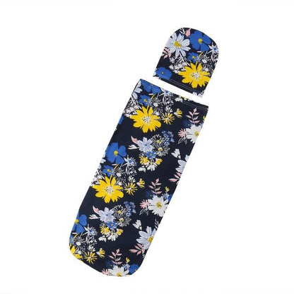 Newborn Baby Blankets Printed Newborn Infant Baby Boys Girls Sleeping Swaddle with Hats-D-Free Shipping at meselling99