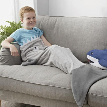 Shark Mermaid Tail Blanket Children Kids Mermaid Blanket-14-150x50cm-Free Shipping at meselling99