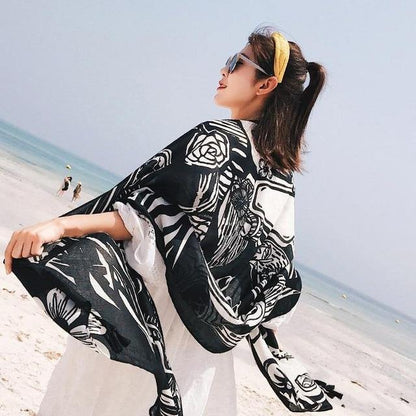 Women Large Beach Dress Cover Up-STYLEGOING