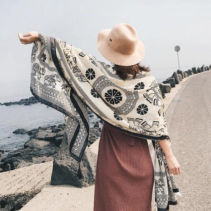 Women Large Beach Dress Cover Up-STYLEGOING
