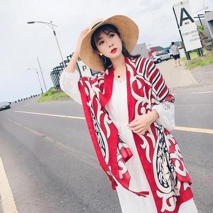 Women Large Beach Dress Cover Up-STYLEGOING