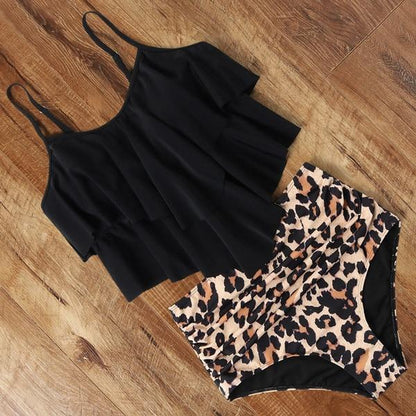 Leopard High Waist Animal Print Bikini-STYLEGOING