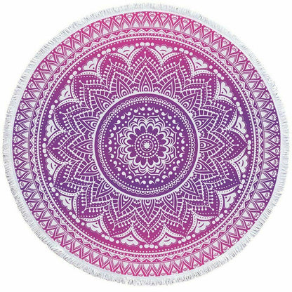 Women Beach Round Tasse Towel-STYLEGOING