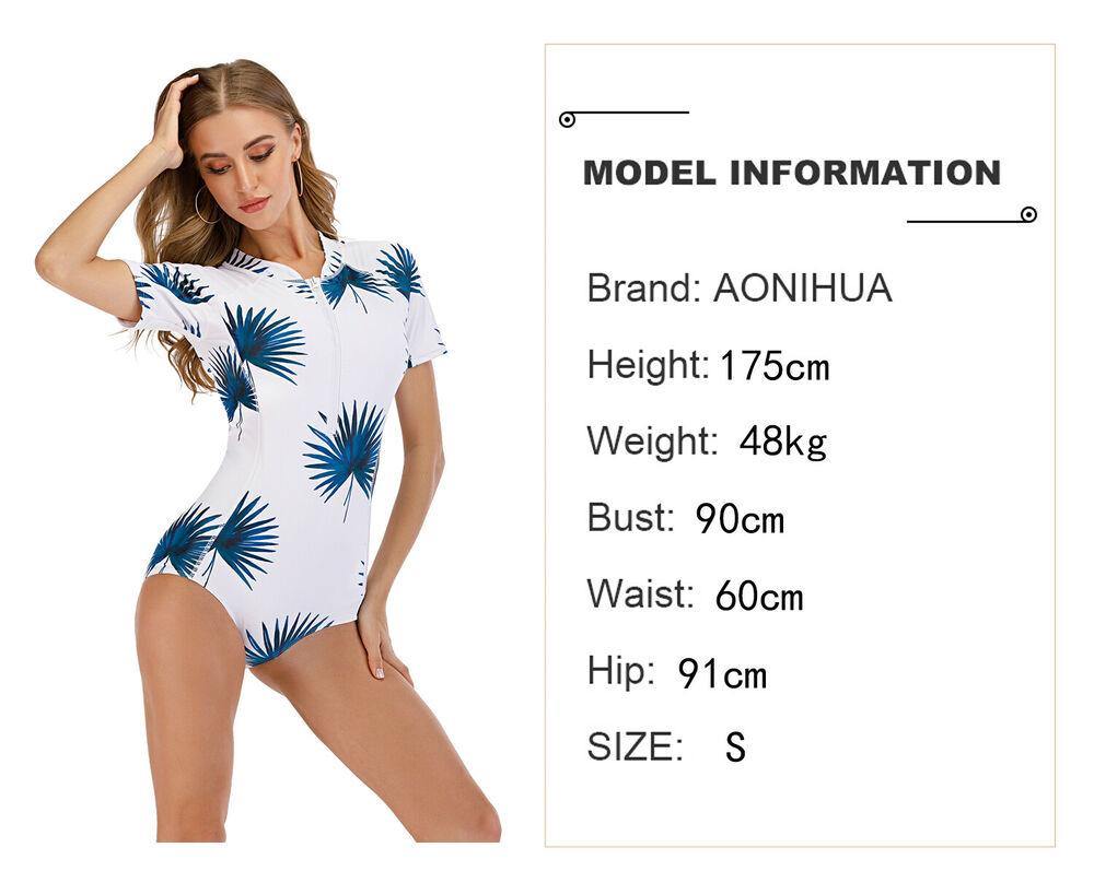 Short Sleeve One Piece Diving Wear-STYLEGOING