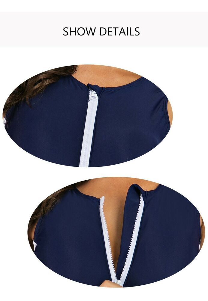 Sexy Zip Front One Piece Swimsuit-STYLEGOING
