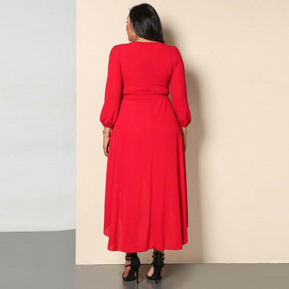 Plus Size Evening Cocktail Prom Dresses-STYLEGOING