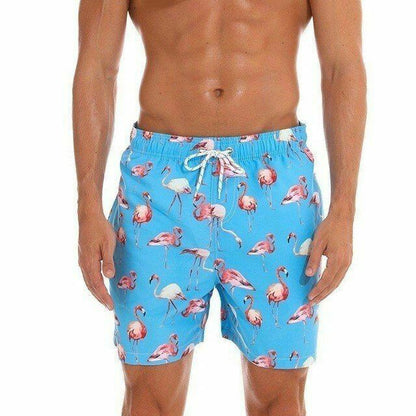Men Swim Shorts Swimwear Beach Swimsuit-STYLEGOING