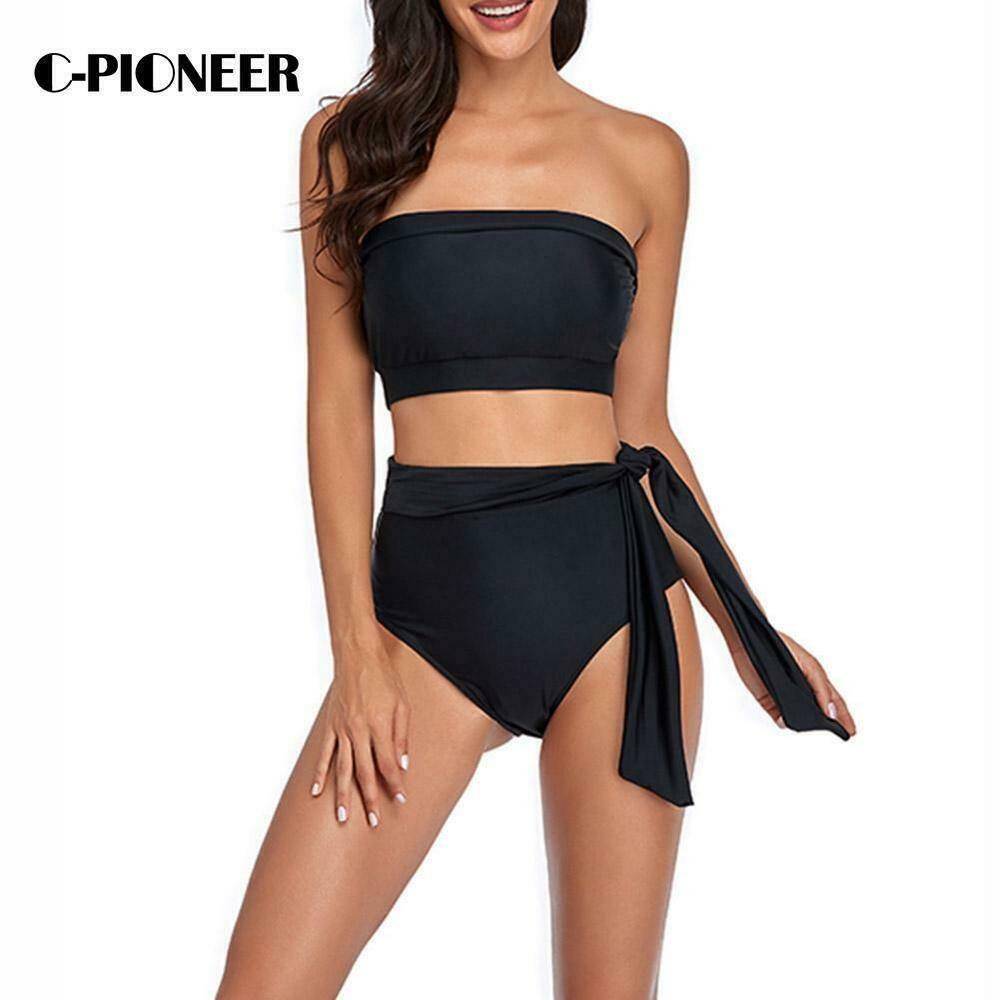 Black Sexy High Waist Bikini-STYLEGOING