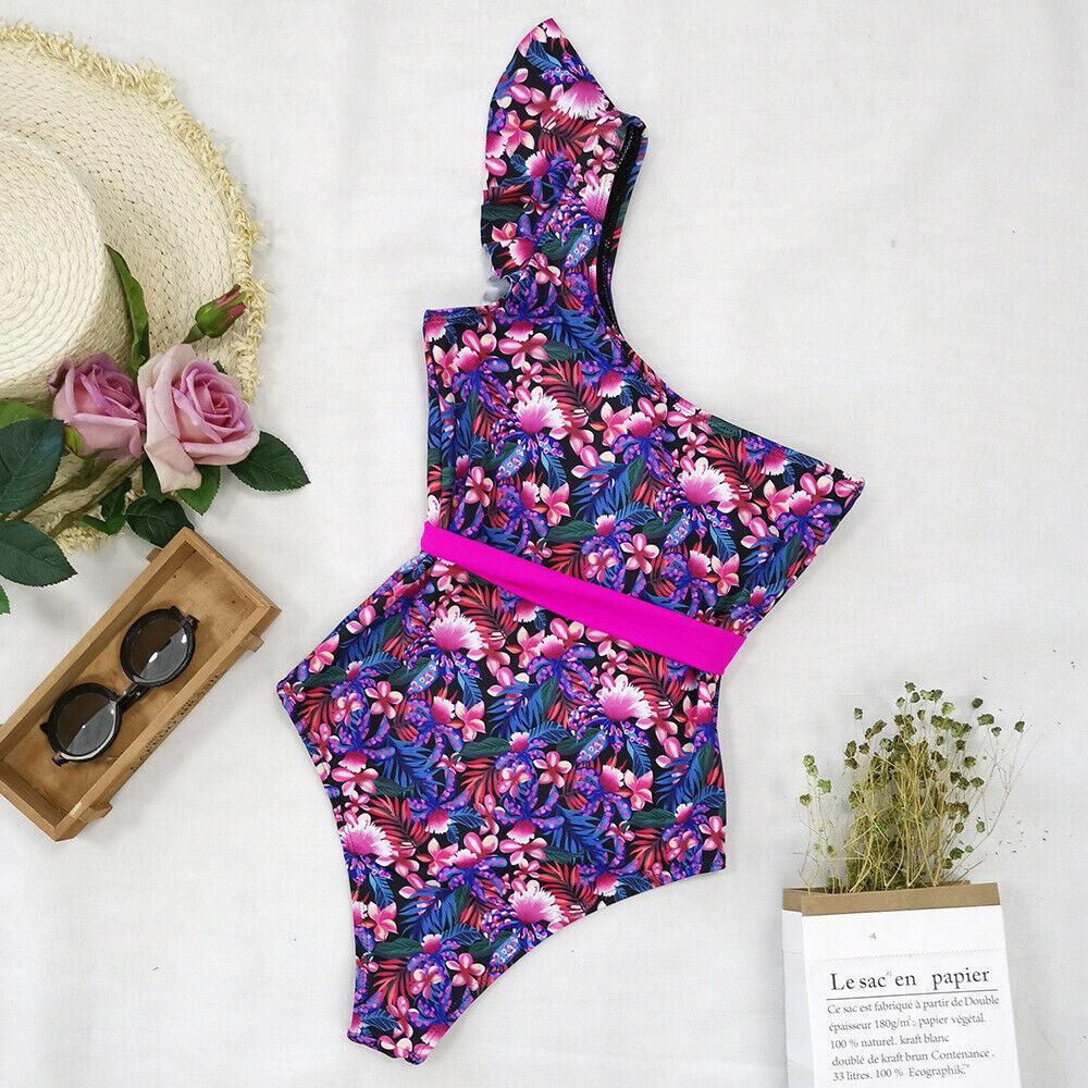 One Shoulder Swimwear Monokini Bikini-STYLEGOING