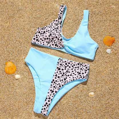 Women's High Waist Bikini Swimsuit-STYLEGOING