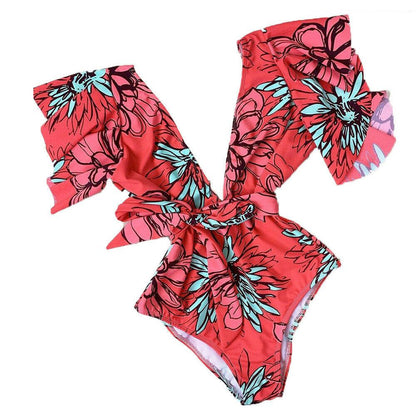 Women's One Piece Belt Monokini-STYLEGOING